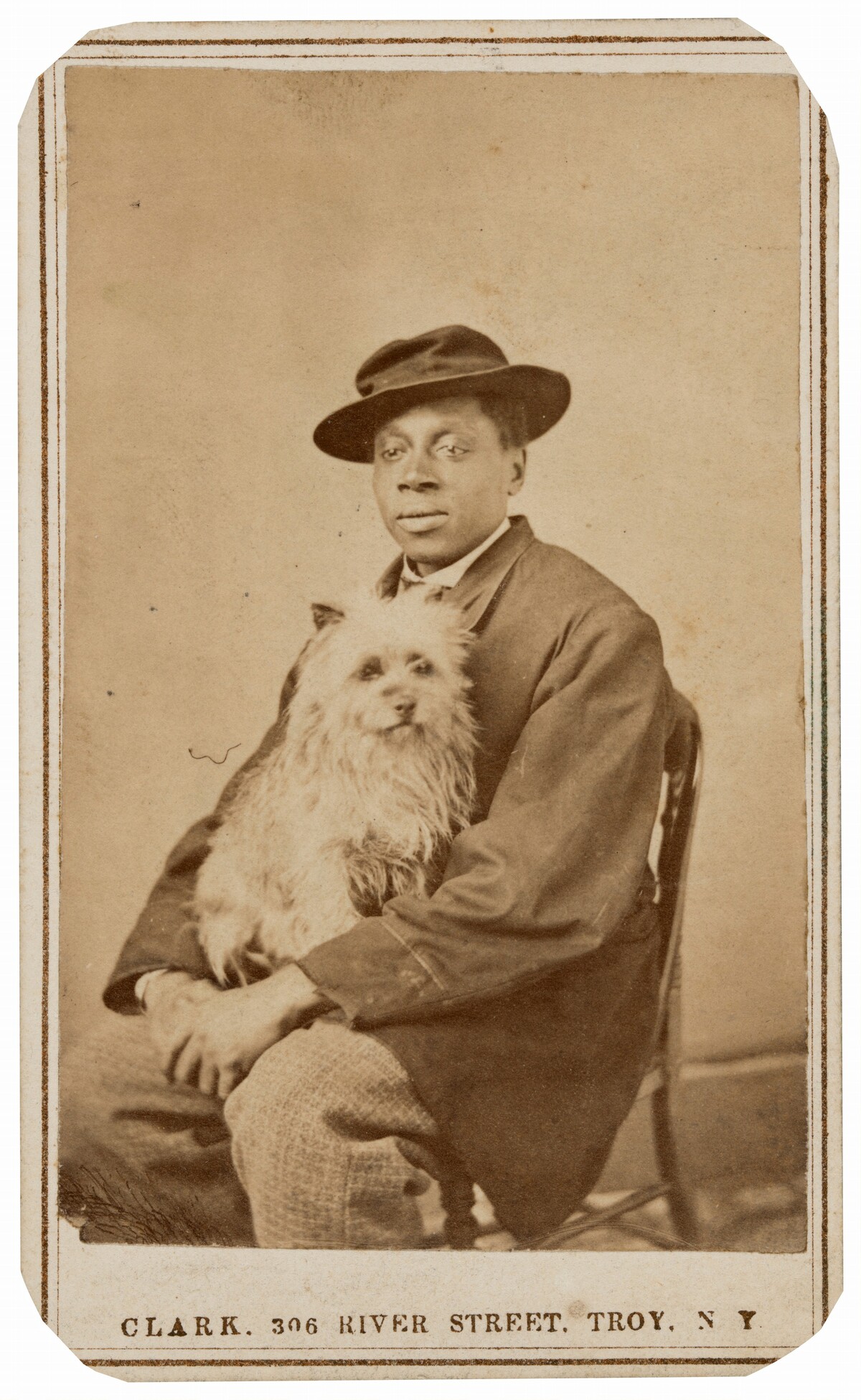 Portrait of a Man and Dog