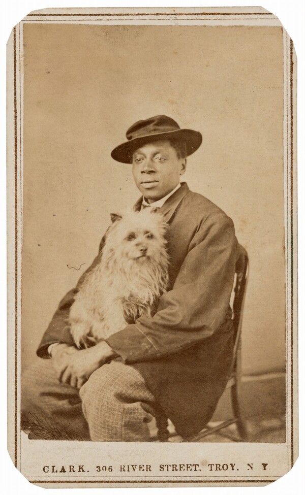 Portrait of a Man and Dog