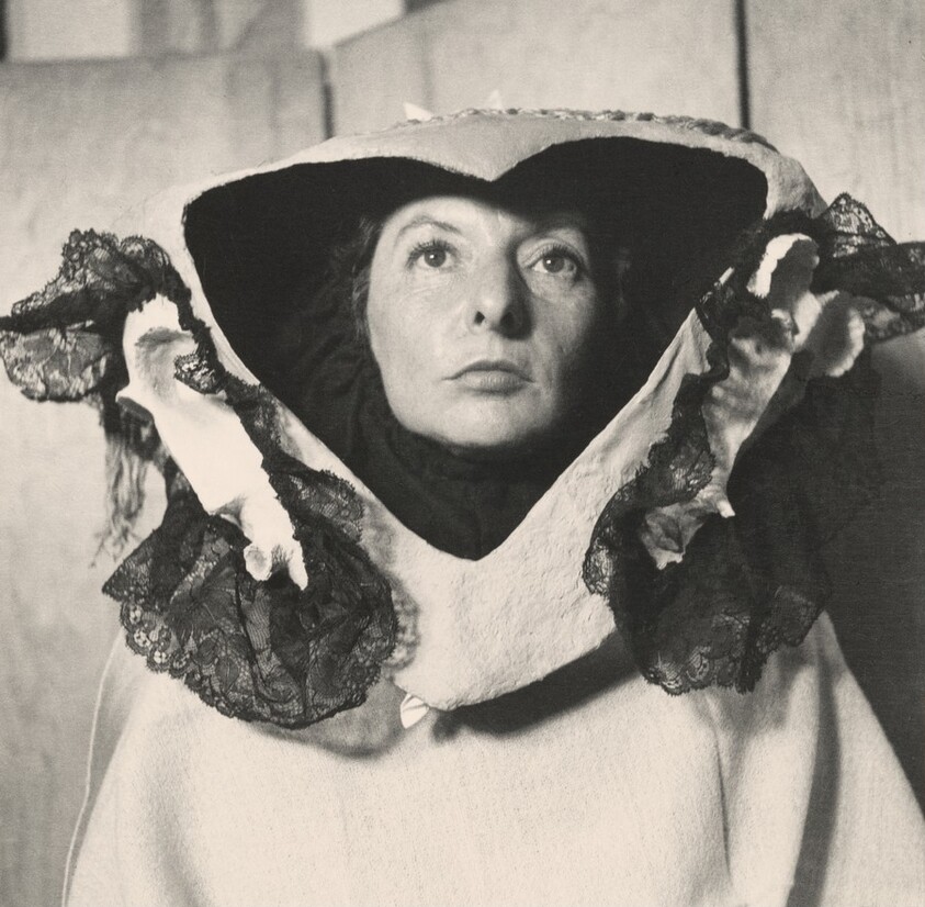Remedios Varo Wearing a Mask by Leonora Carrington