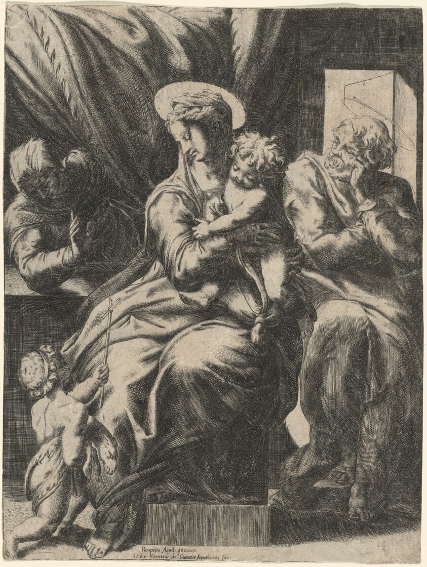 Holy Family with Saint Elizabeth and the Young John the Baptist