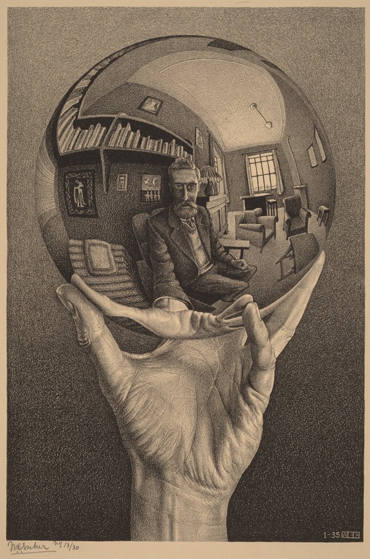 Hand with Reflecting Sphere
