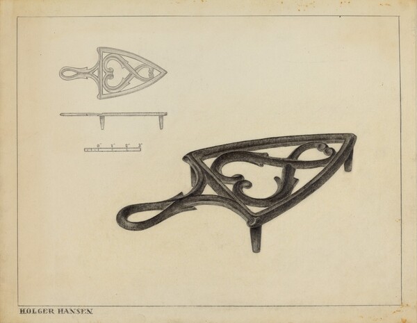 Flat Iron Holder