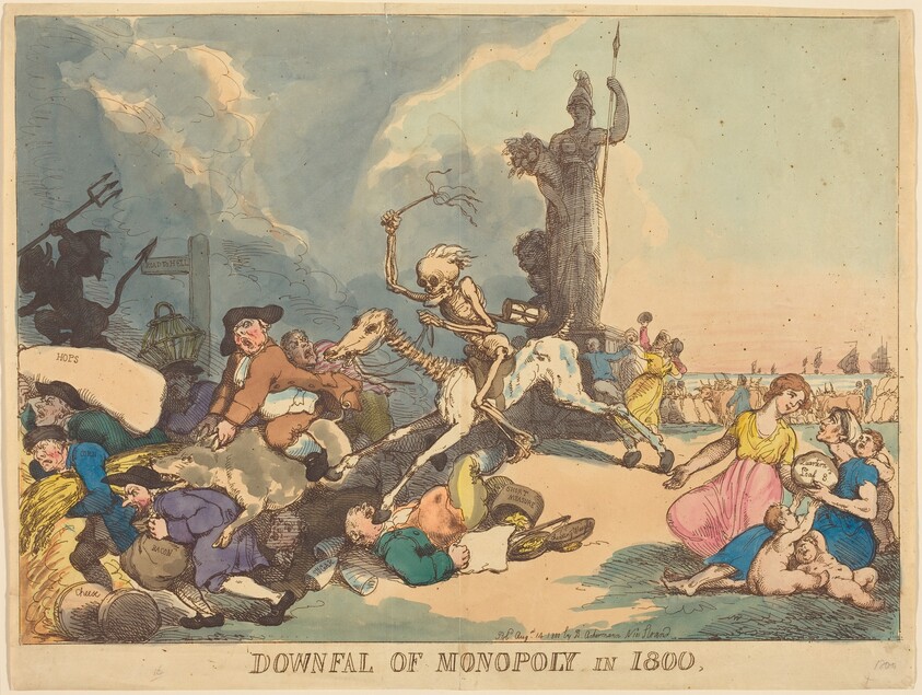 Downfall of Monopoly in 1800