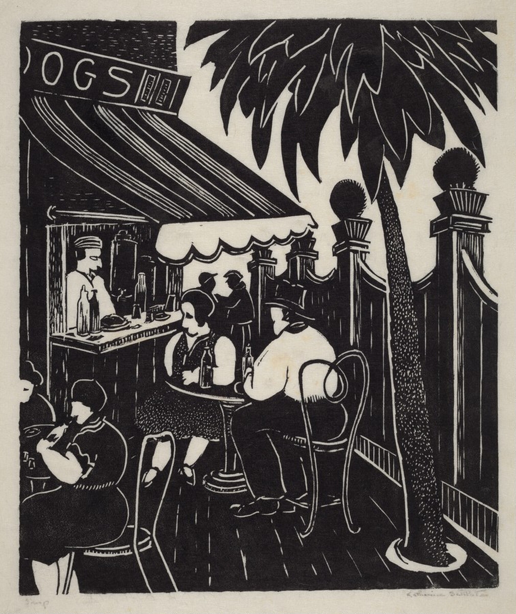 Untitled (Hot Dog Stand), Katharine Schlater, c. 1930