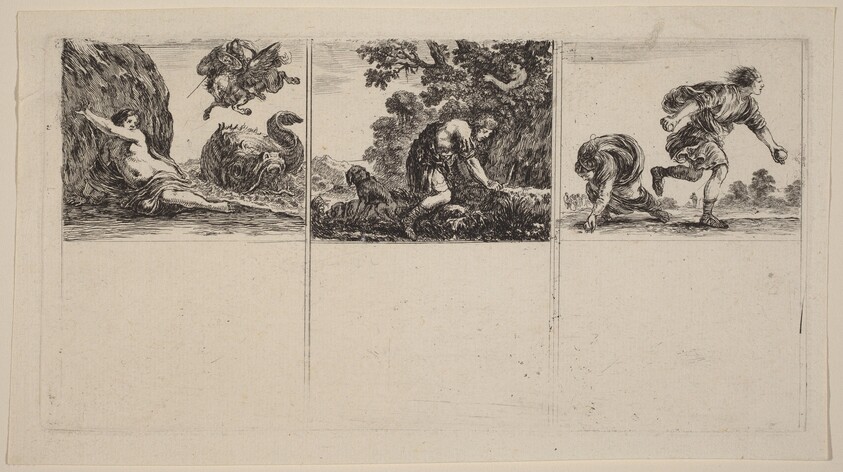 Perseus and Andromeda; Cephalus and Procris; Hippomene and Atalantus