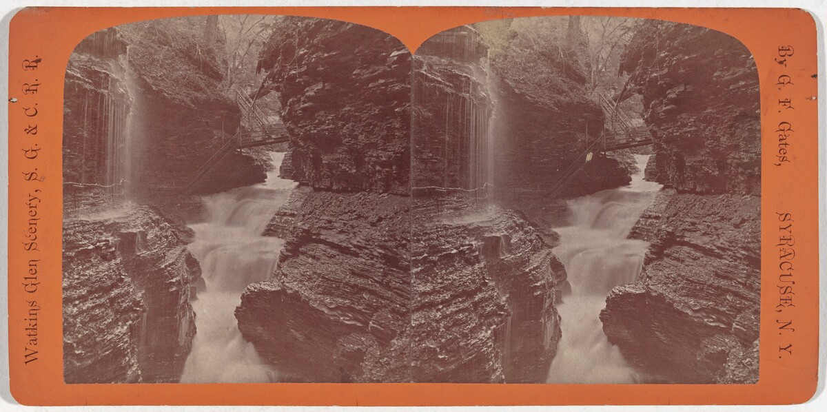 Watkins Glen Scenery, Rainbow Falls and Triple Cascades
