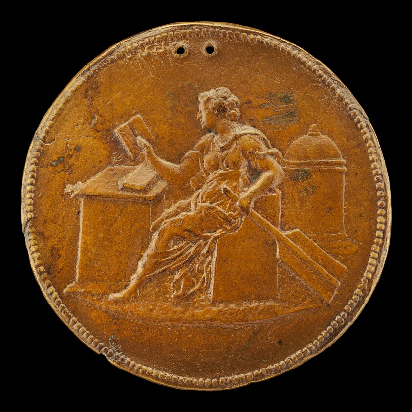 Seated Figure of the Church [reverse]