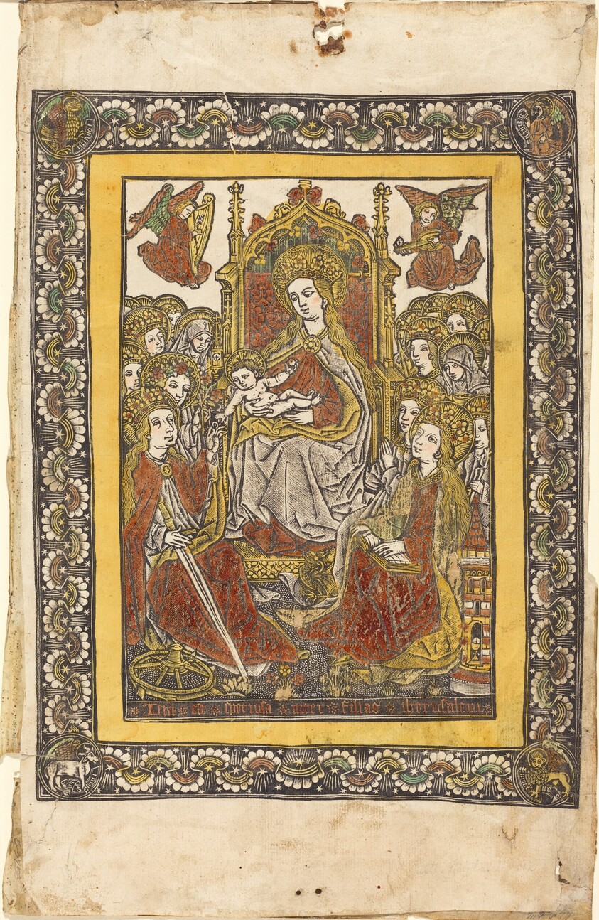 The Madonna Enthroned with Eighteen Holy Women