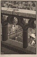 Oude Kerk, M.C. Escher, 1939