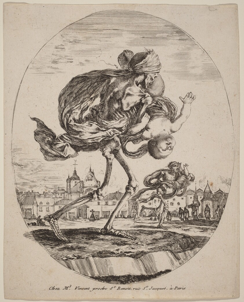 Death Carrying a Child to the Right