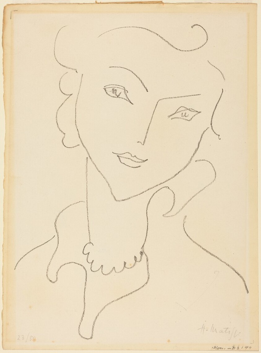 Untitled (Head of a Woman)