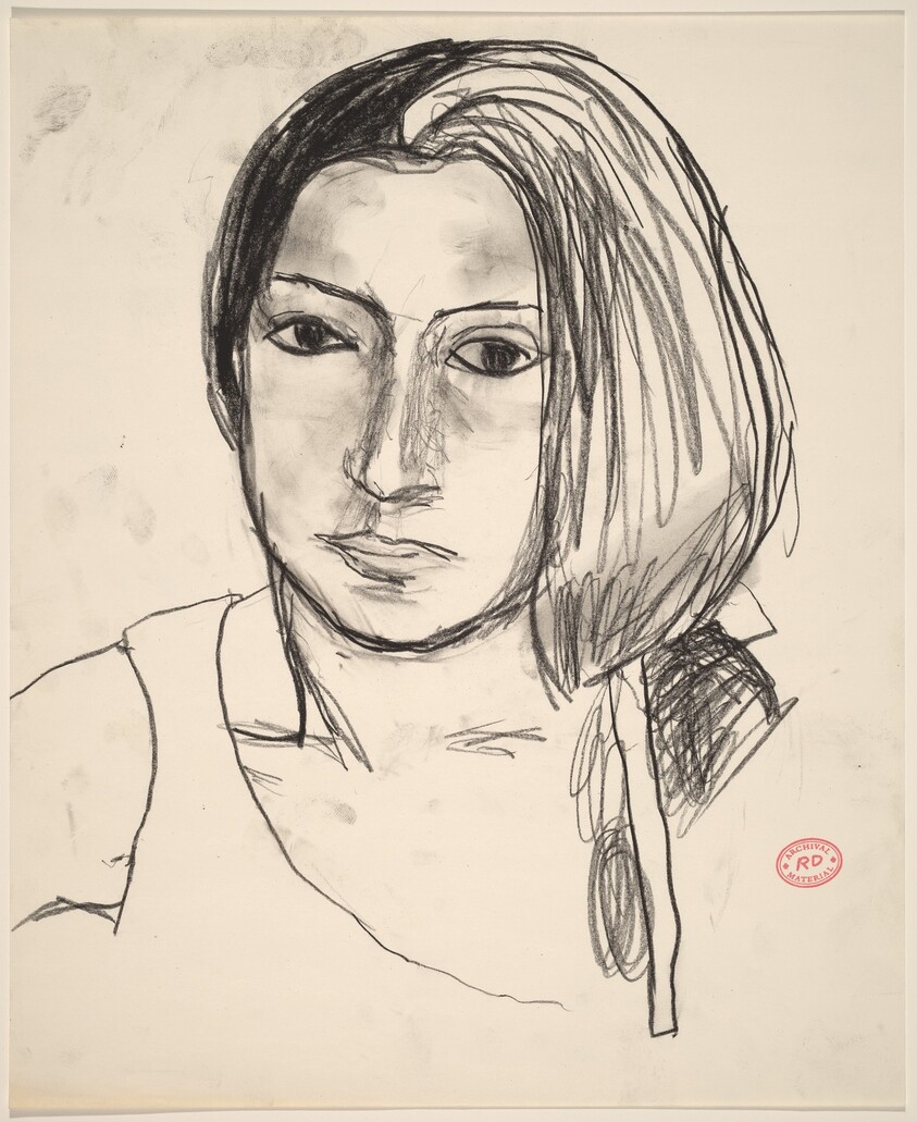Untitled [head of a woman]