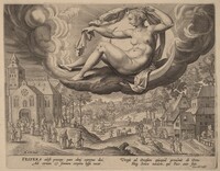 Evening, Adriaen Collaert after Maarten de Vos, before 1597