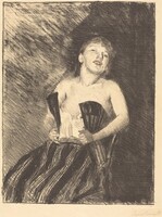 Mädchen im Korsett (Girl in a Corset), Lovis Corinth, 1895