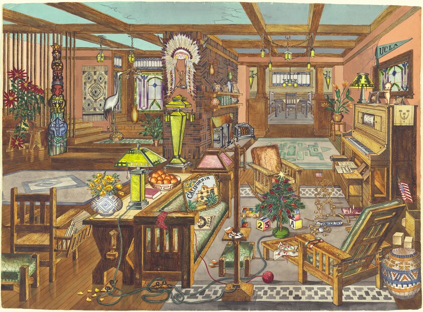 "California Mission" Style Interior