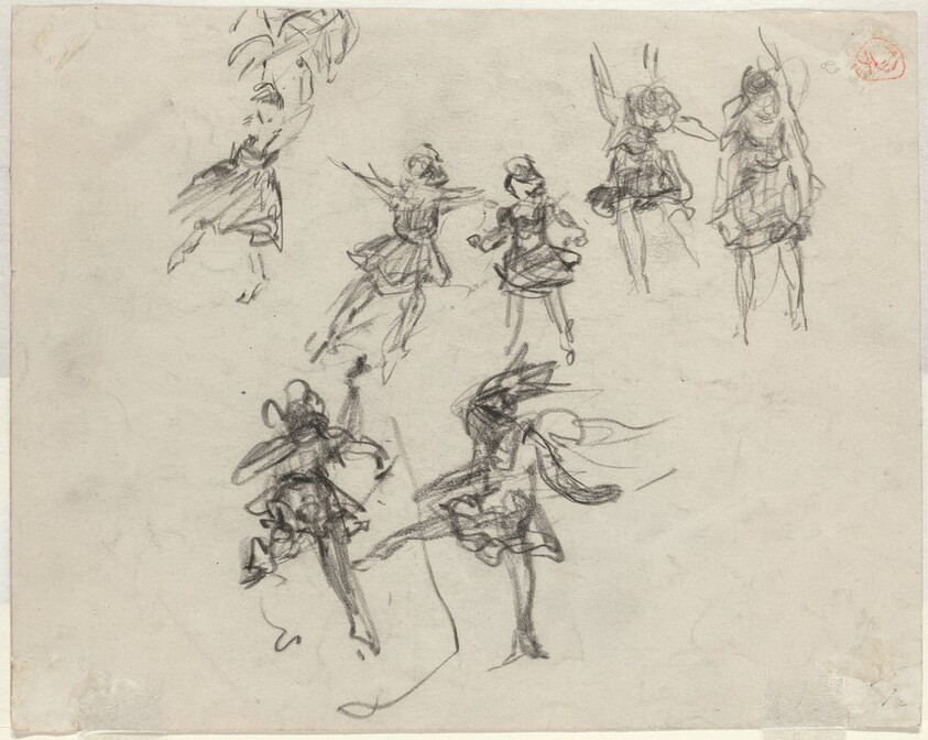 Dancing Figures [verso]