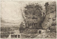 Orage à la Fin du jour, Paul Huet, 1868