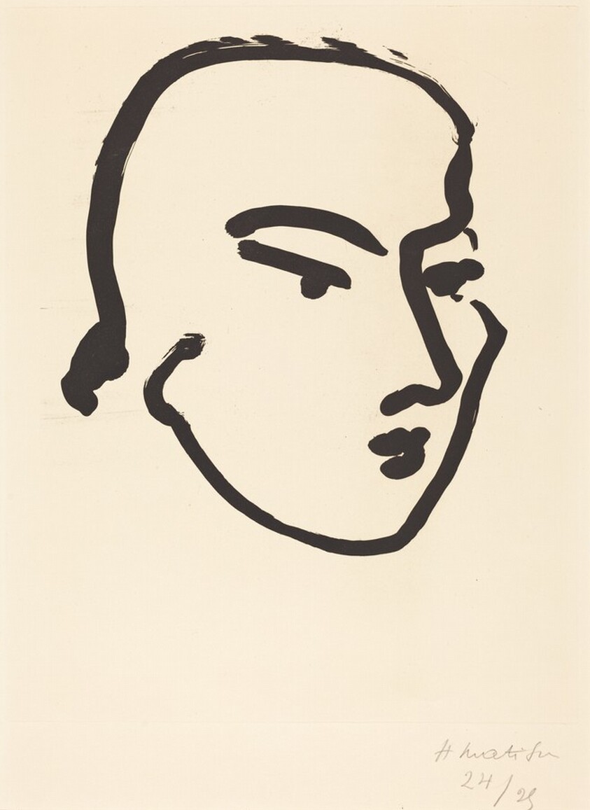 Nadia - Face with Slanted Eyes (Nadia - Visage aux yeux obliques)