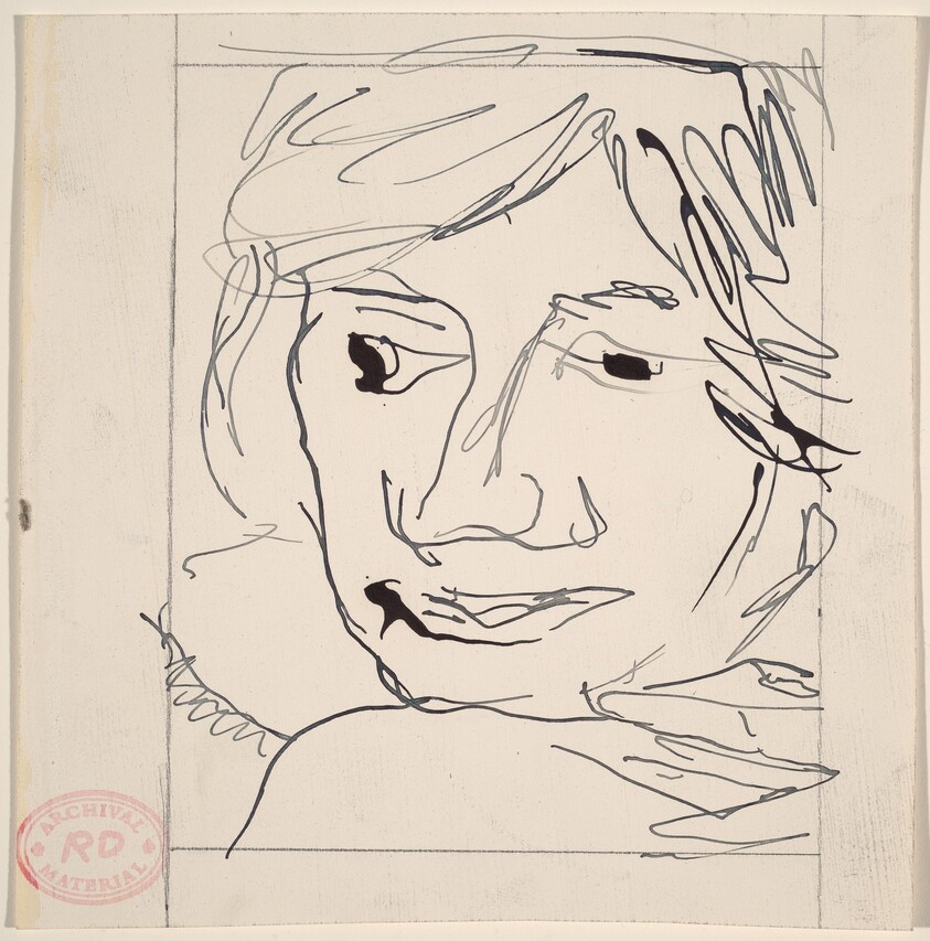 Untitled [study of a head]