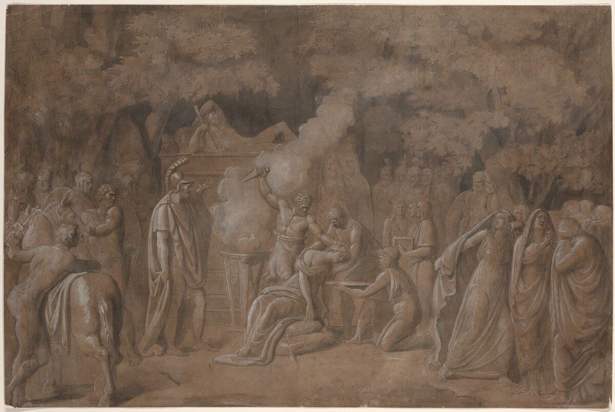 Death of Iphigenia (?)