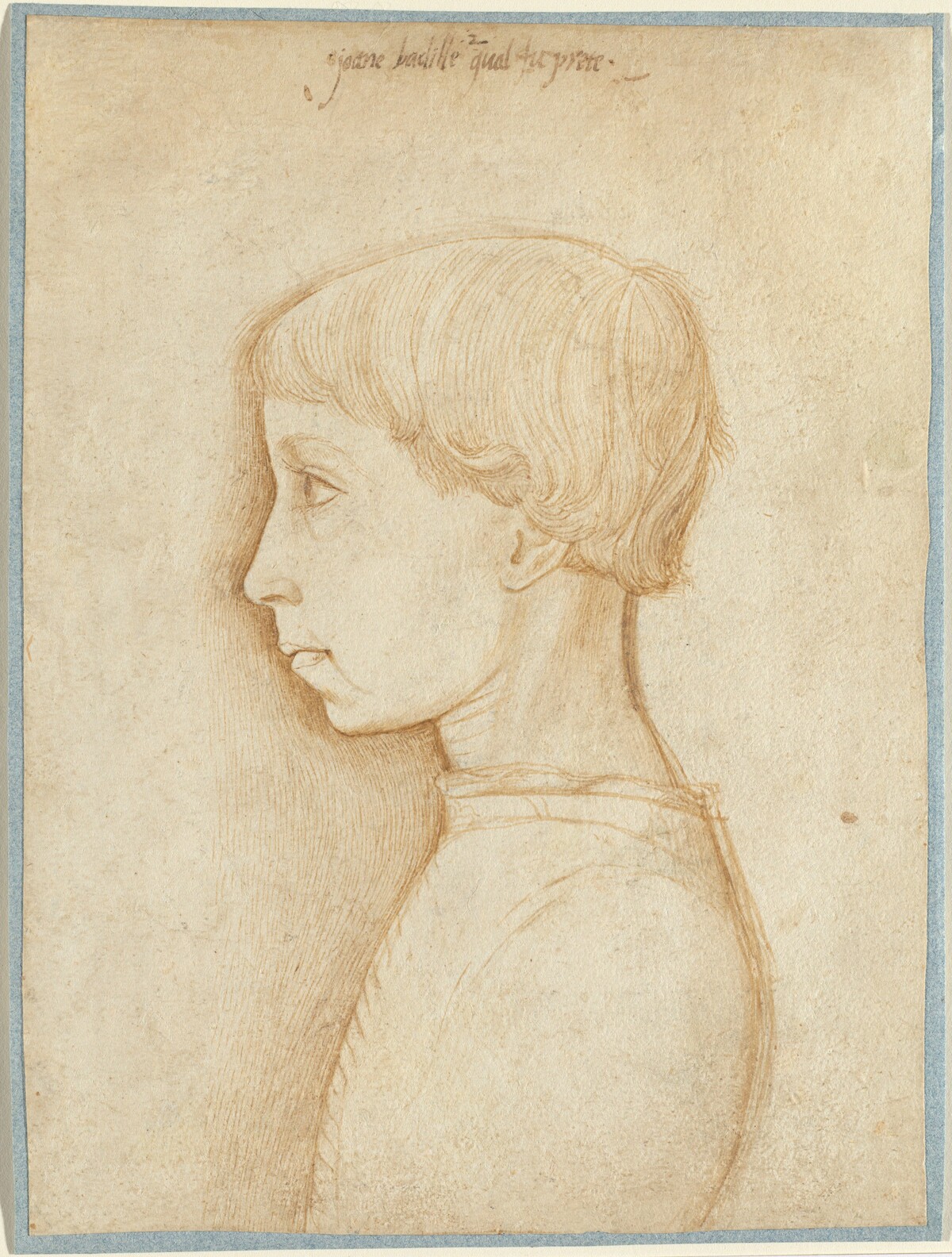 Portrait of a Boy in Profile