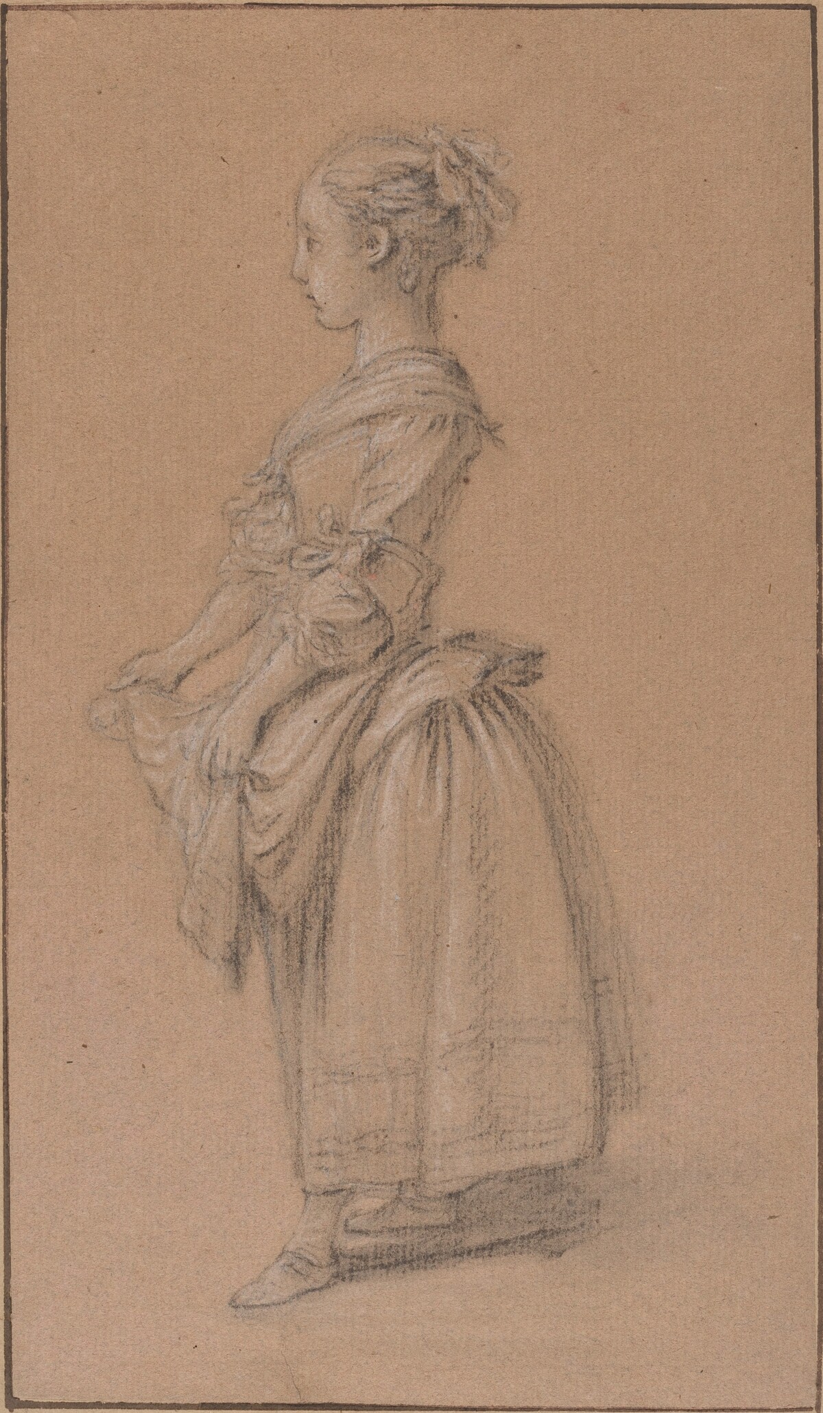 A Girl in Peasant Dress
