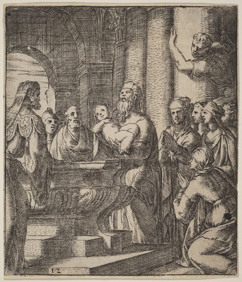 The Vision of Ezekiel by Giovanni Battista Fontana, Raphael Saitel