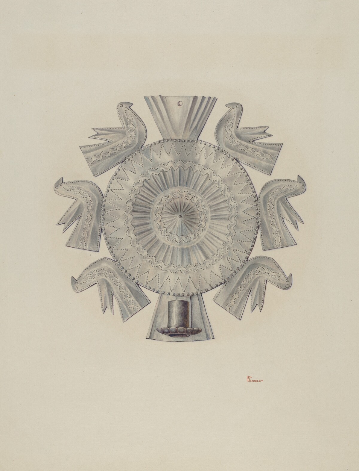 Cut Tin Candleholder