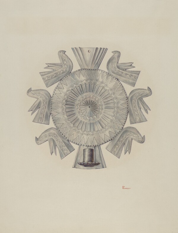 Cut Tin Candleholder