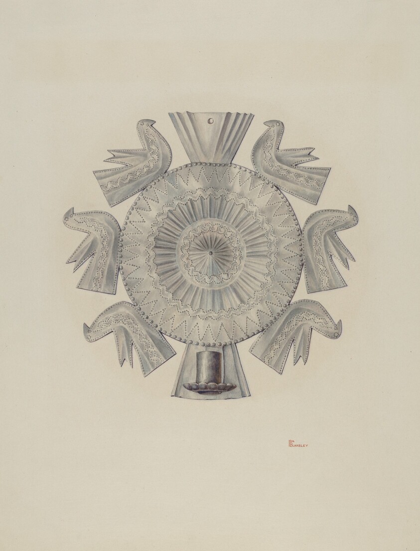 Cut Tin Candleholder