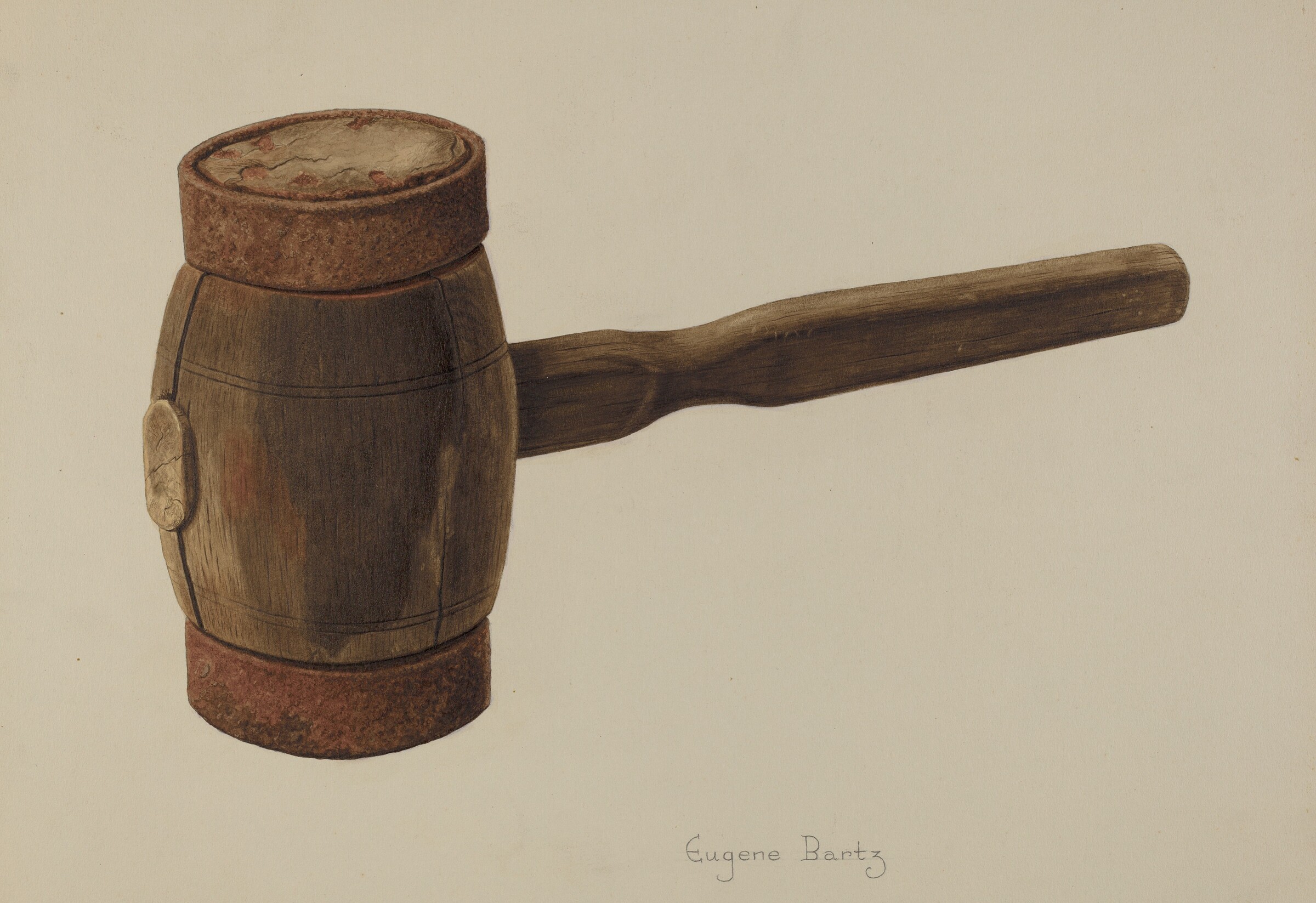 Chalking Mallet, Eugene Bartz, 1935/1942