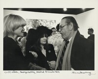 2/10/89 121 Wooster, Bowery Gallery, Rosebud & Lucien Carr, Allen Ginsberg, 1989