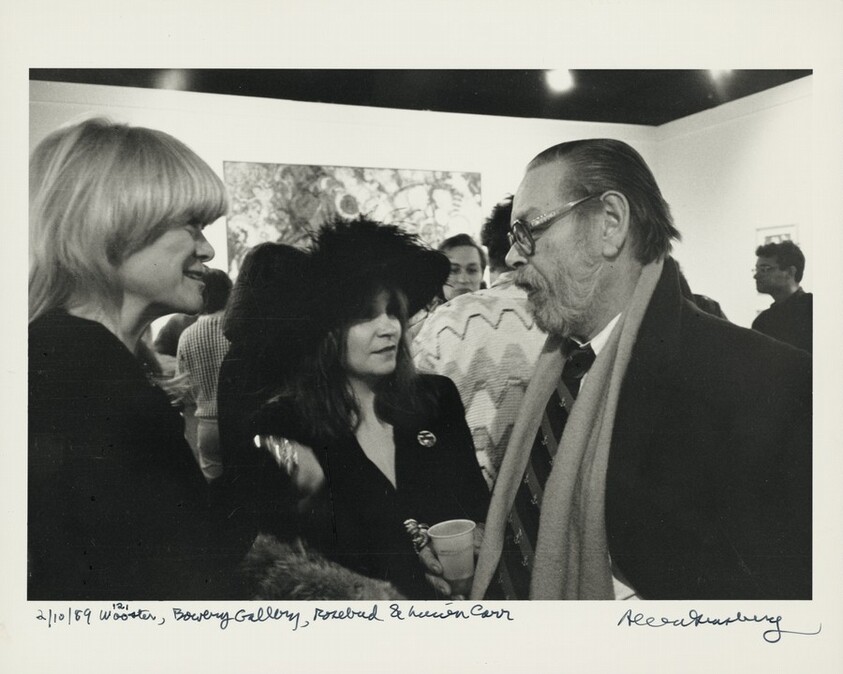 2/10/89 121 Wooster, Bowery Gallery, Rosebud & Lucien Carr