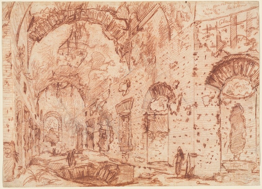 The "Canopus" of the Villa Adriana at Tivoli