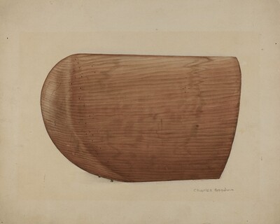 Shaker Wooden Bonnet Mold