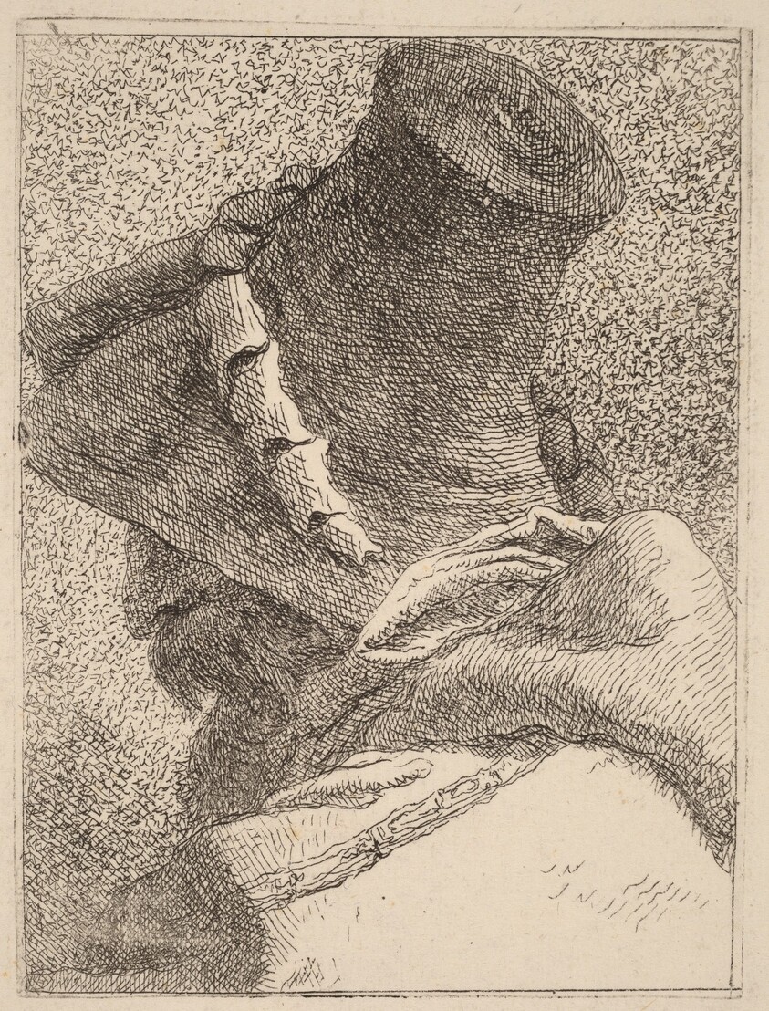 Profile of an Old Man with a Hat