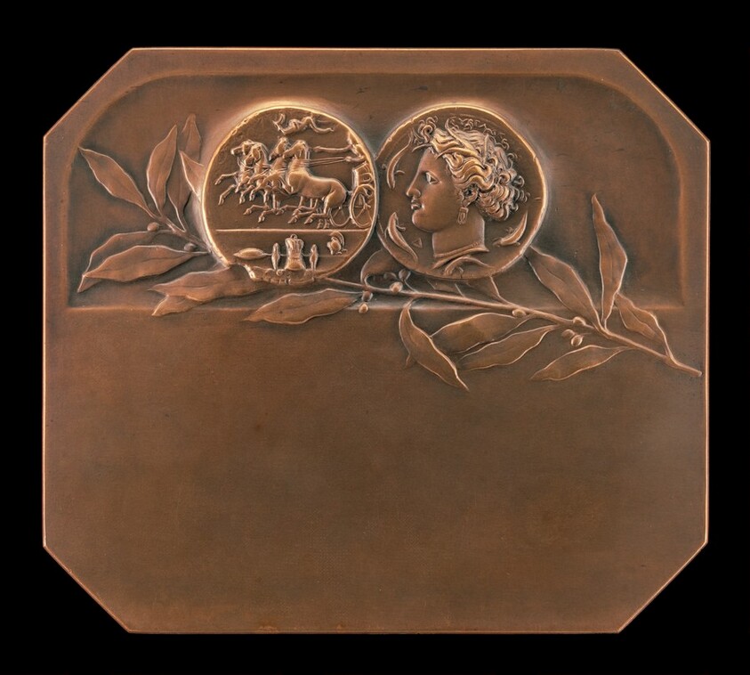 Tetradrachm of Syracuse on an Olive Branch [reverse]