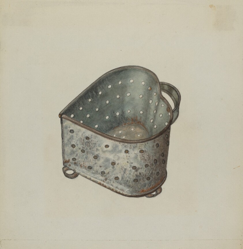 Pa. German Cheese Strainer