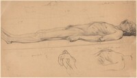 The Corpse (Study for The Dead Christ), Félix Vallotton, 1893
