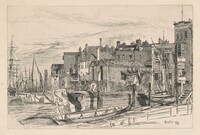 Thames Police, James McNeill Whistler, 1859