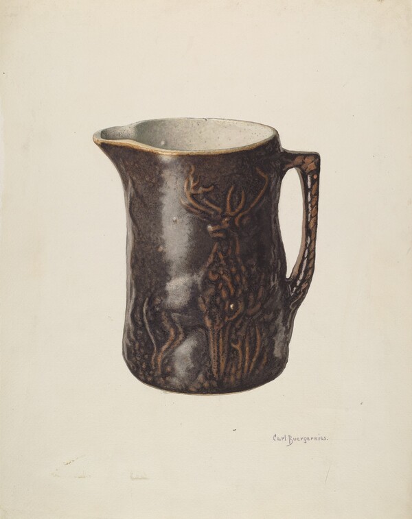 Wide Top Jug or Pitcher