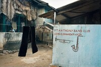 Saint Anthony Band Club, Aksa Village, Maharashtra, India 1985, Mitch Epstein, 1985, printed 2025