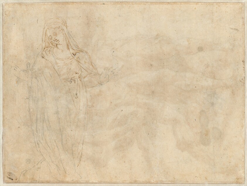 Kneeling Woman [verso]