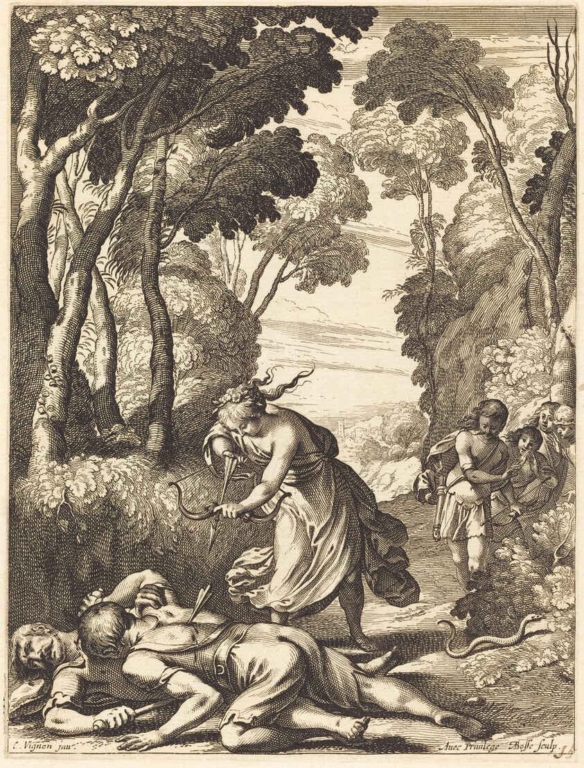 Illustration to Jean Desmarets' "L'Ariane"
