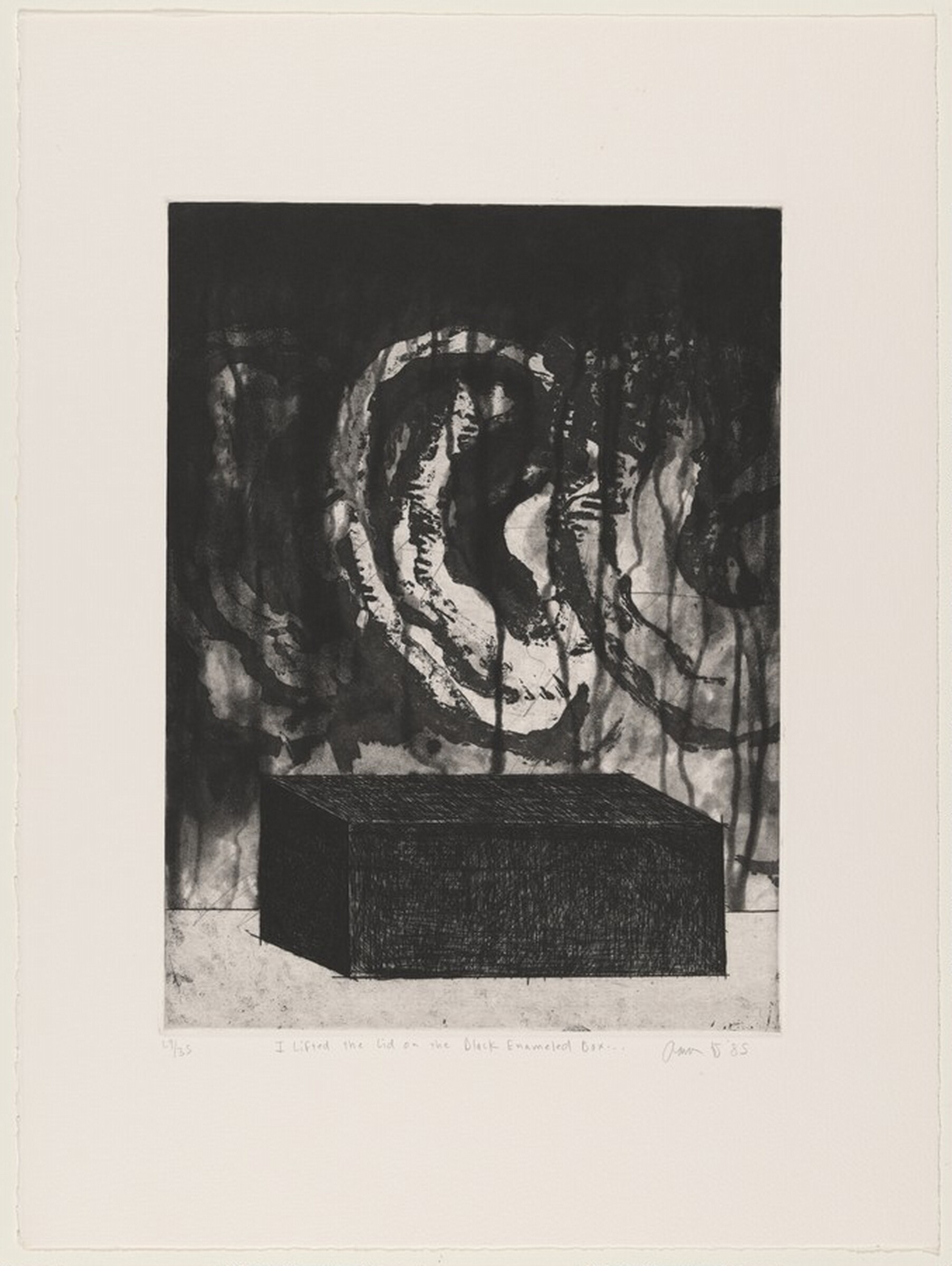 I Lifted the Lid on the Black Enameled Box..., Aaron Fink, 1985