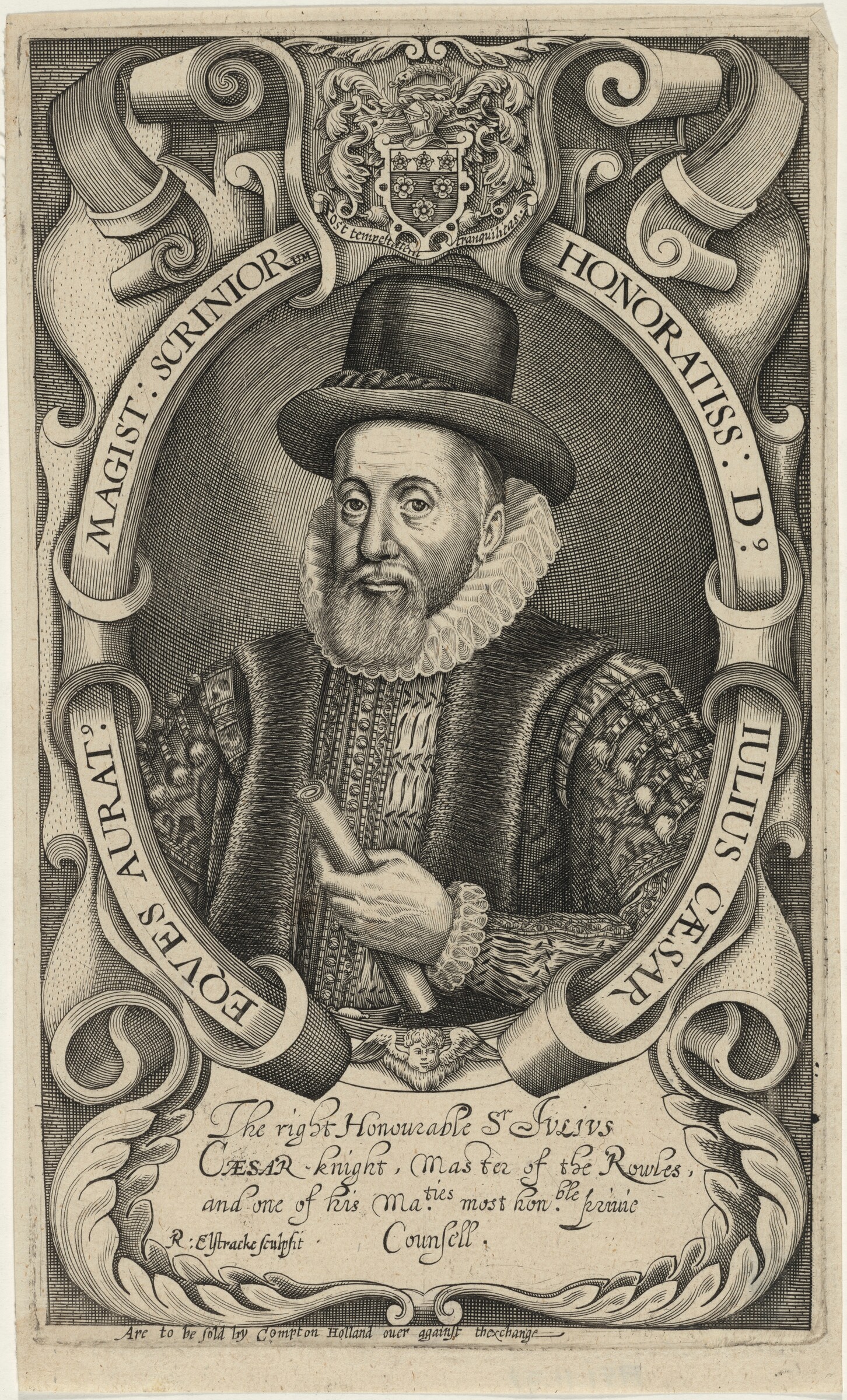 Sir Julius Caesar, Master of the Roules, Renold Elstrack