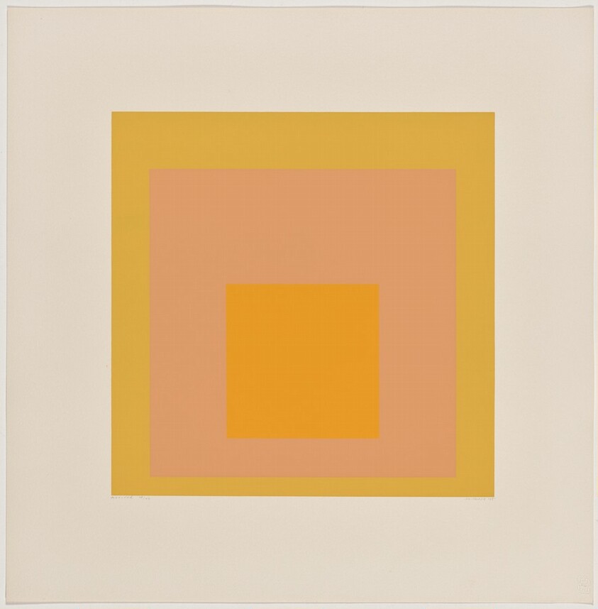 Arrived from Homage to the Square: Soft Edge—Hard Edge