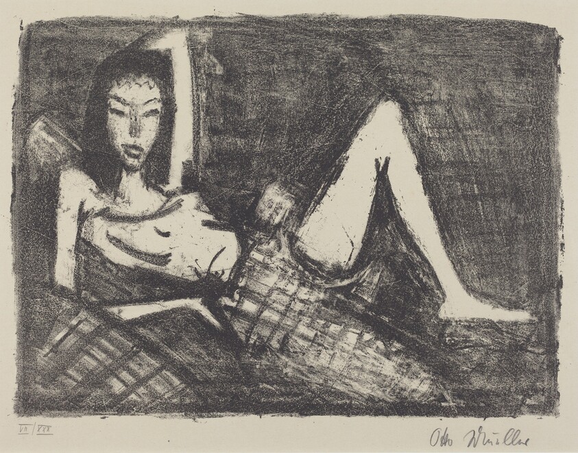 Girl on a Couch (Mädchen auf dem Kanapee)