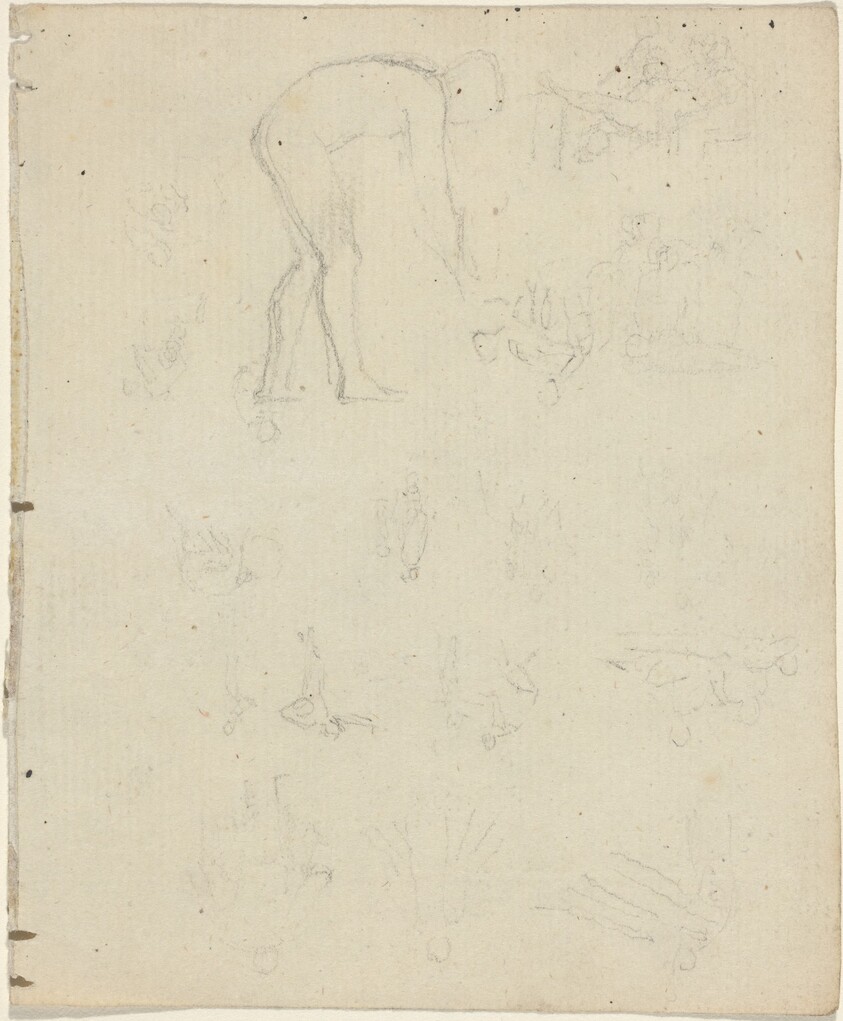 Sheet of Studies [recto and verso]