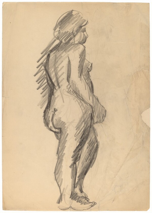 Standing Nude Facing Right